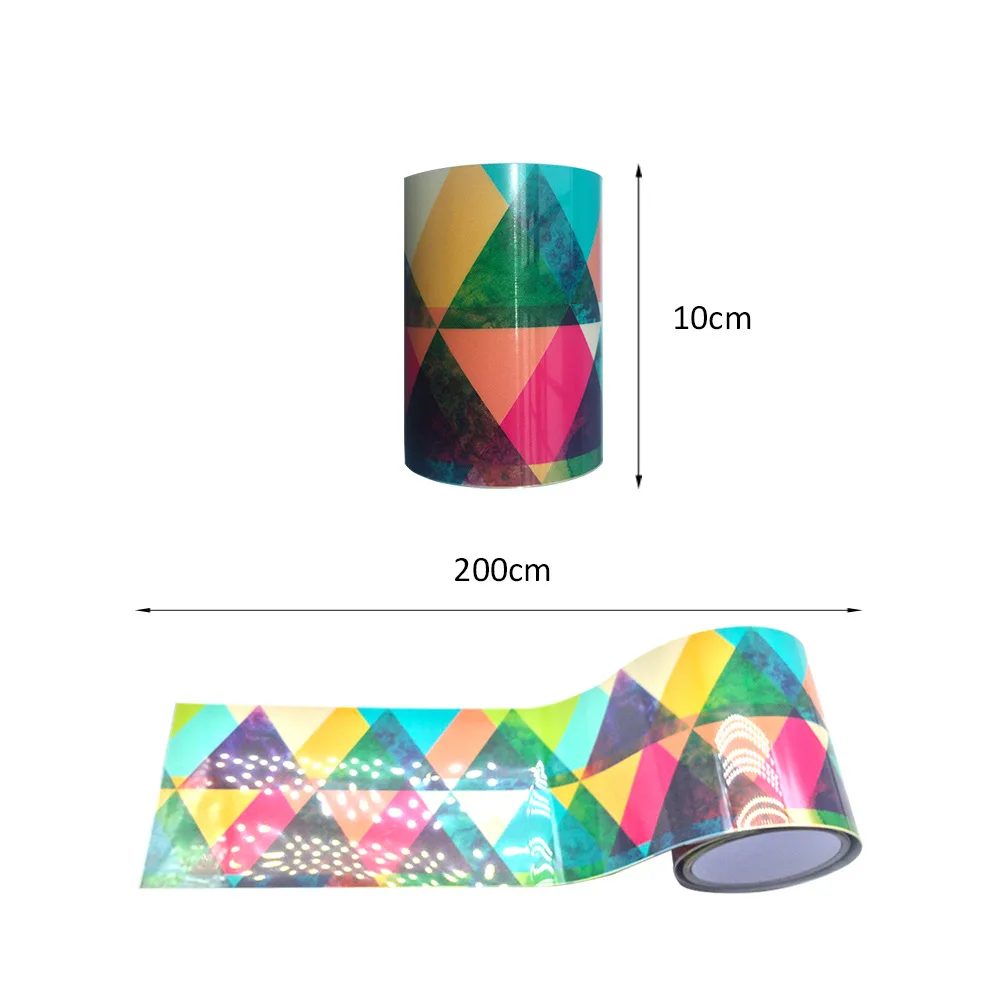 Мультяшная линия талии настенный строительный блок стильные обои из ПВХ с