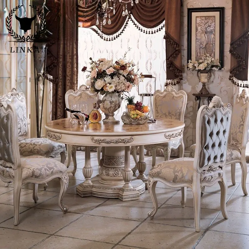 

Европейская мебель, искусственный круглый стол, искусственный стол, резной стол, новые продукты