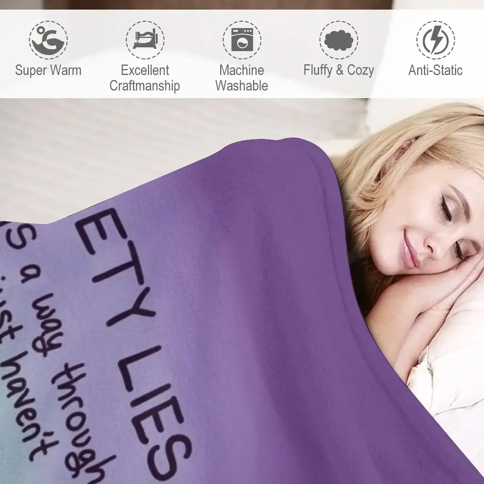 Одеяло ANXIETY LIES Sparkle Neon Owl Детские термотяжелые одеяла