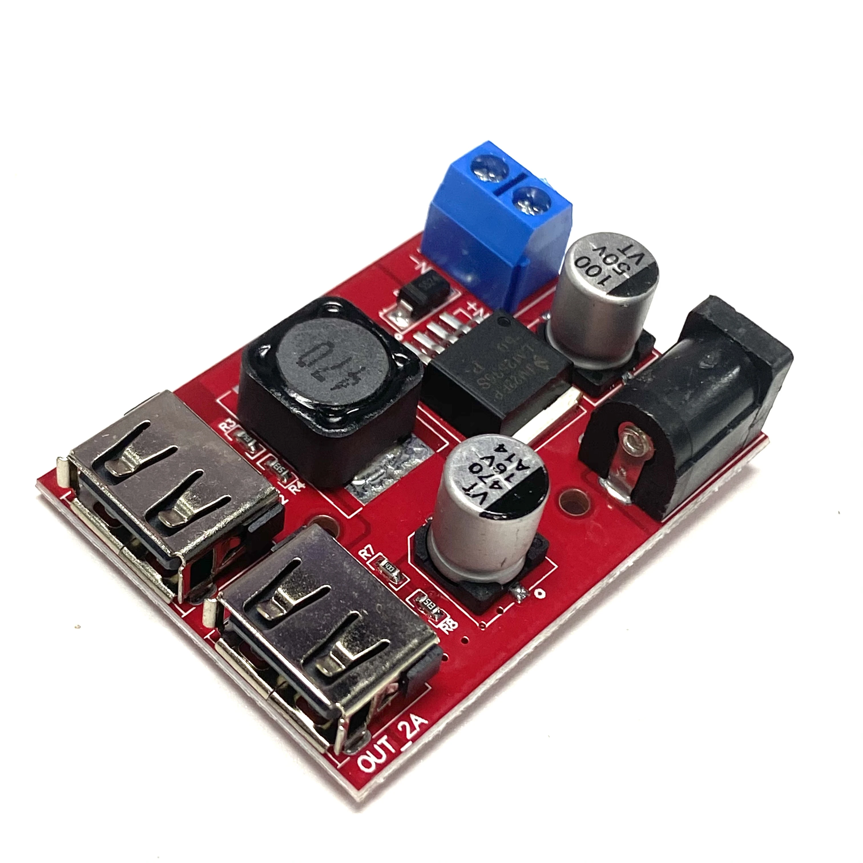 DC-DC Car 9V/12V/24V/36V до 5V Бак-модуль зарядный Солнечный 3A регулятор (C6B4)