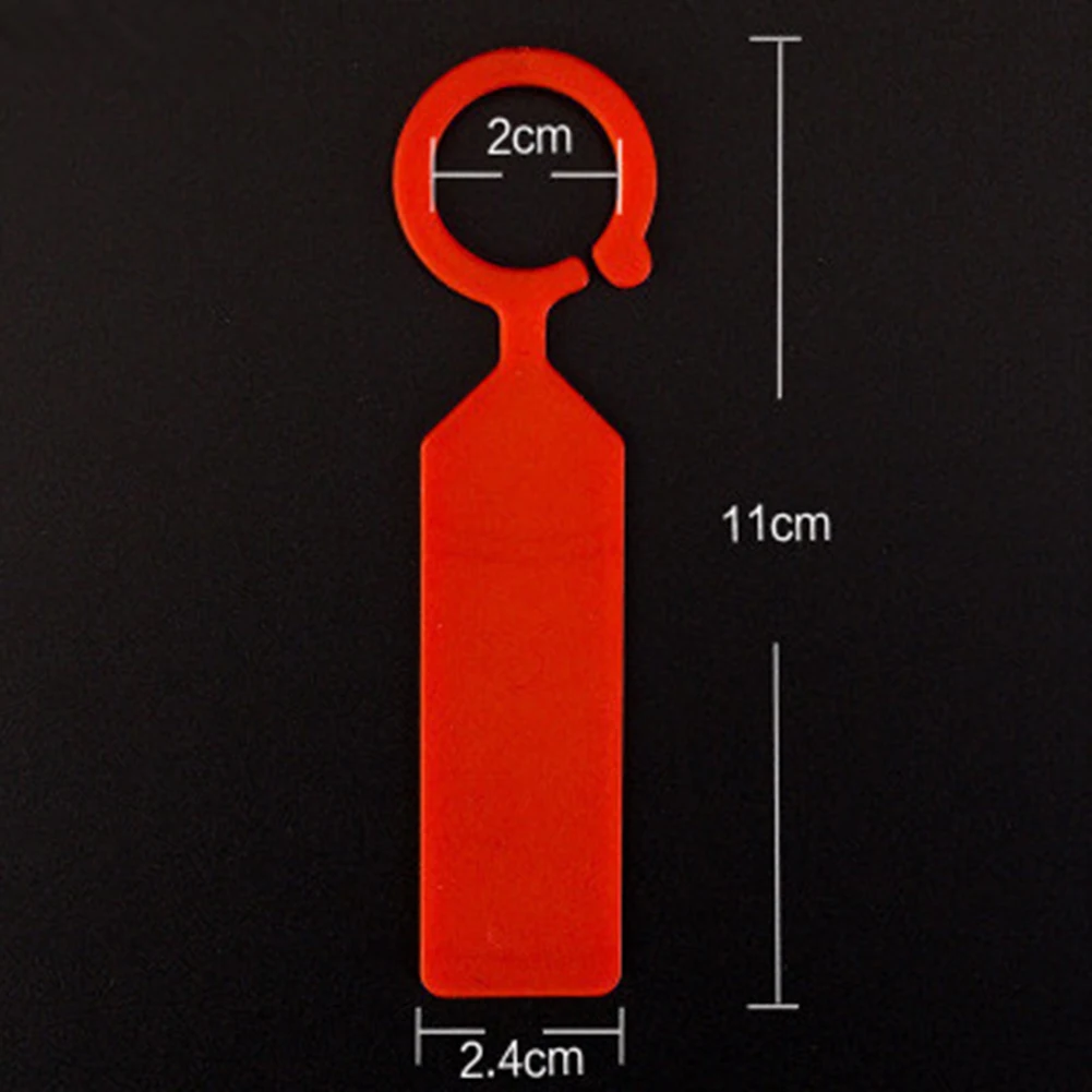 

50pcs Gardening Labels Flower Plant Tags Thickened Waterproof Ring Buckle Label Plant Sapling Marking Tool Garden Decor