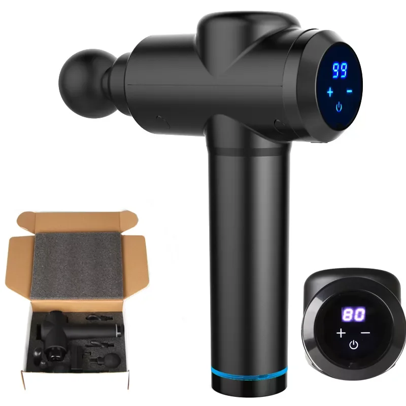 

Massage Gun Deep Tissue Massager Therapy Body Muscle Stimulation Pain Relief for EMS Pain Relaxation Fitness Shaping