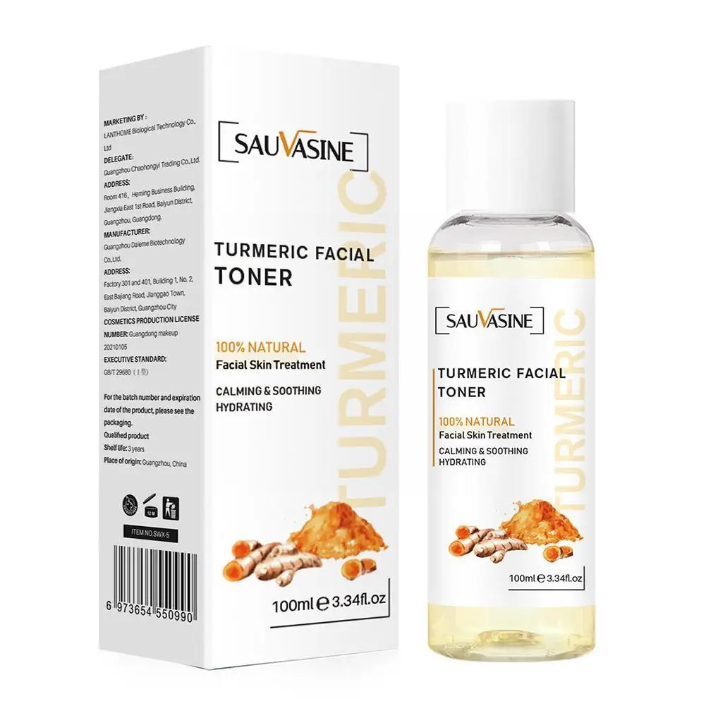 

Turmeric Facial Toner Anti Aging Acne Dark Spot Removal Brighten Moisturizing Whitening Skin Face Essential Ginger Serum Li C3C7