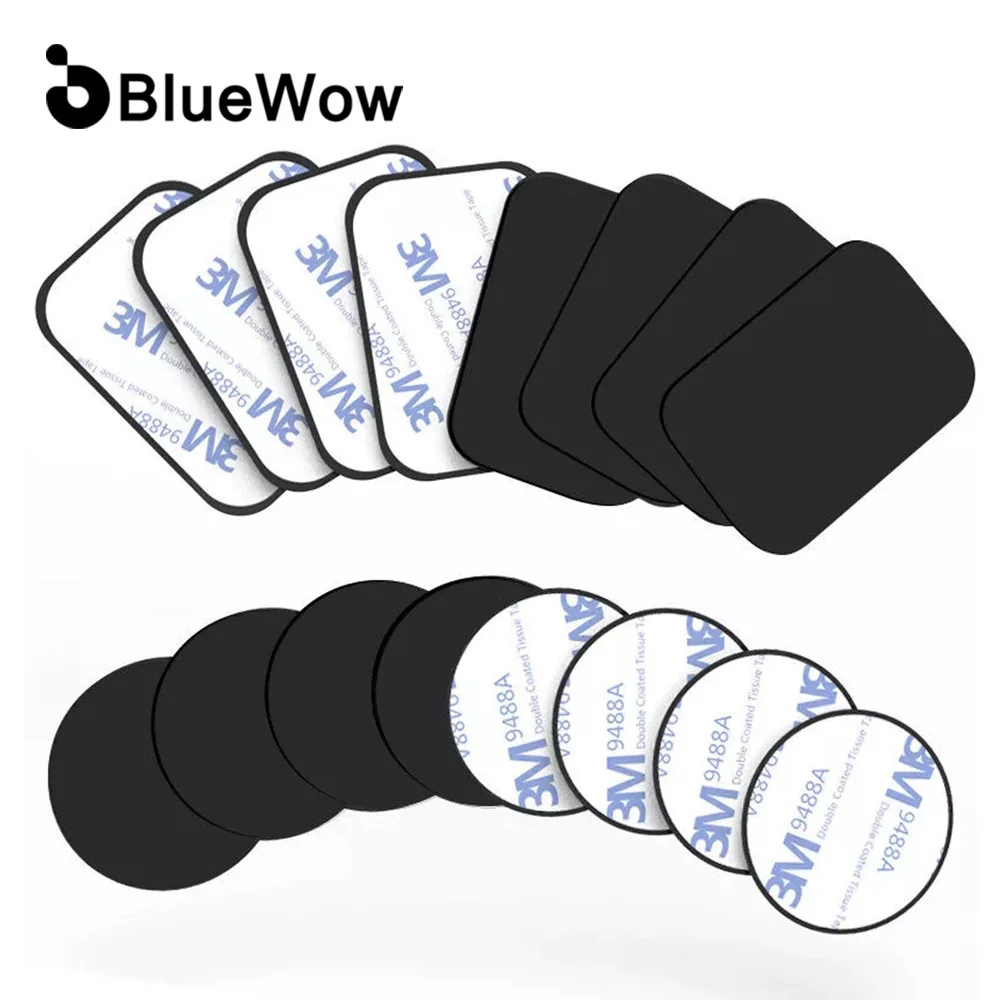 

BlueWow Magnetic Metal Plate For Magnetic Car Phone Holder Universal Iron Sheet Sticker Stand