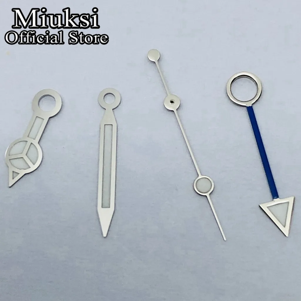 Miuksi watch hands GMT hands green luminous hands fit NH34 Mingzhu DG3804 movement