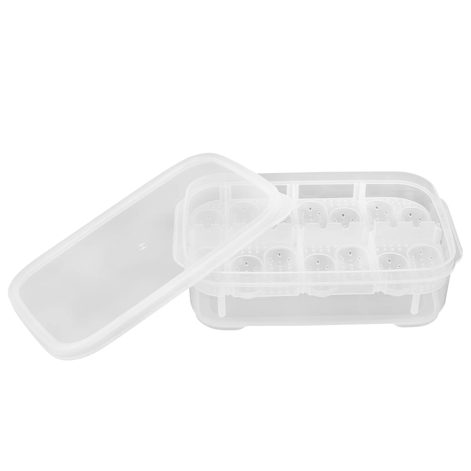 Леопардовый принт коробка для разведения рептилий животные 14-секционный