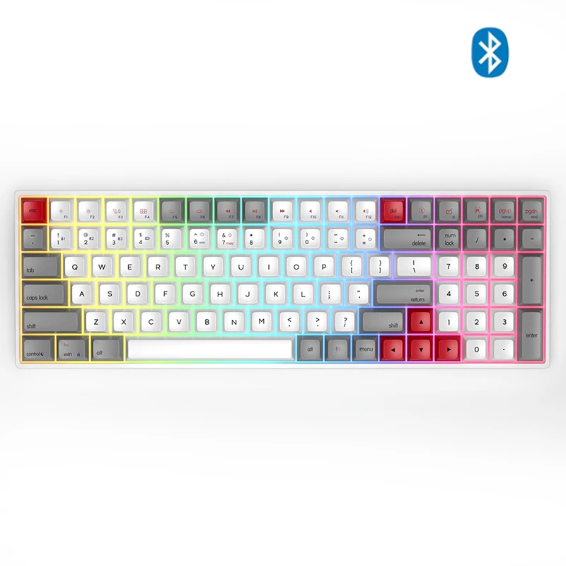 

SK96 RGB Gaming Wireless Bluetooth Mechanical Keyboards USB Wired 96 Keys Red/Blue Switch PBT Keycaps For PC Computer Gamer