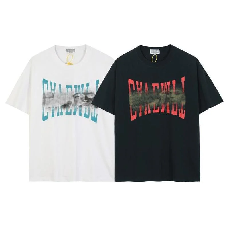 

22SS Letter Woman Face Print Cavempt T Shirt Men Women EU Size 100% Cotton Cavempt Top Tees Washed Style Summer Men Clothing