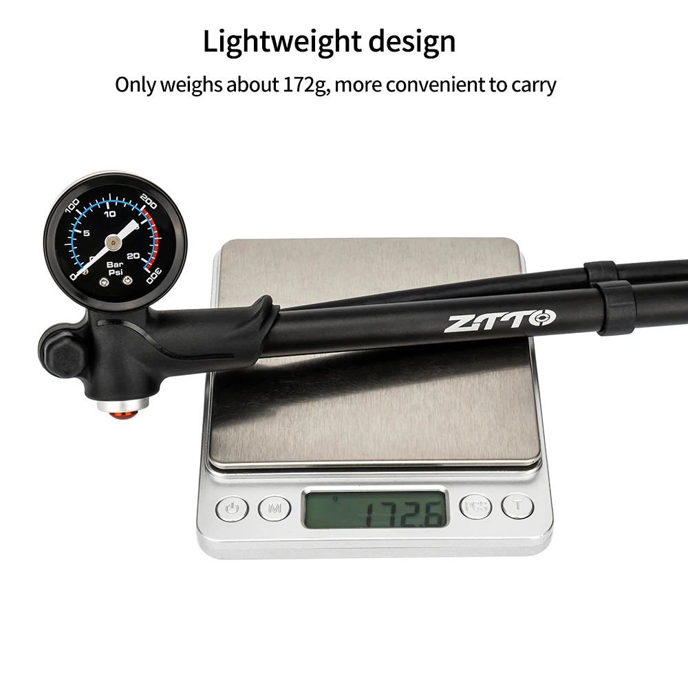 Велосипедный насос ZTTO высокого давления воздушная вилка для подвески велосипеда
