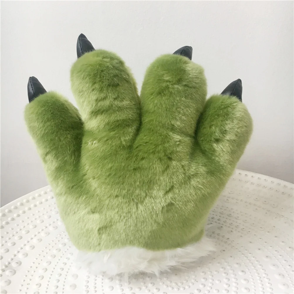 

Gloves Paw Palm Animals Toy Plush Animal Paws Cat Claw Glove Furry Cosplay Cartoon Simulation Costume Mitts Mittens Hand Winter