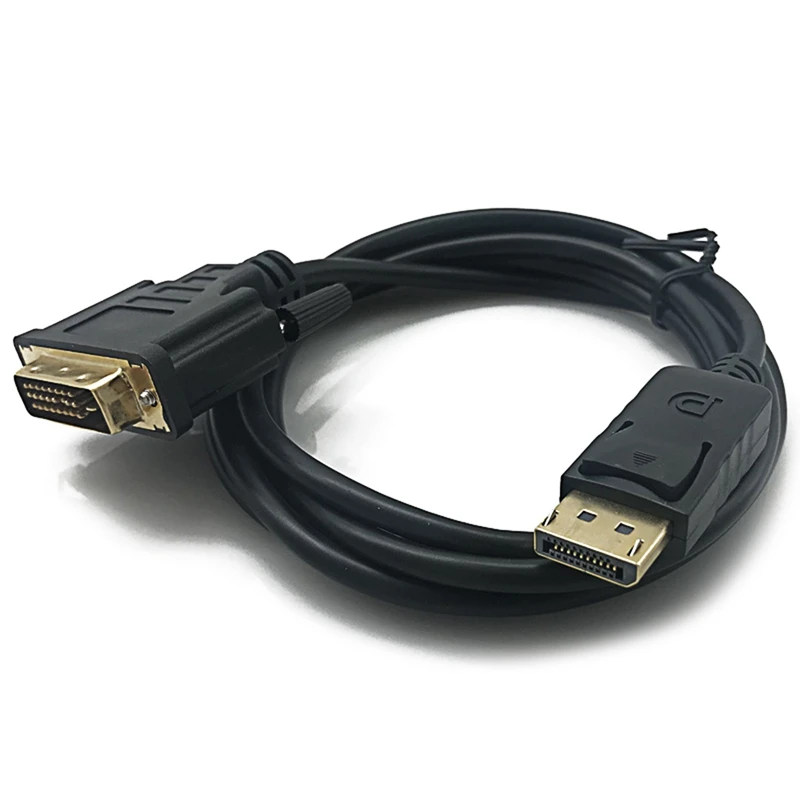

DP Display-Port To DVI Cable 1.8M/5.9 Feet DP To DVI Adapter Converter Displayport In To DVI Out For Computer