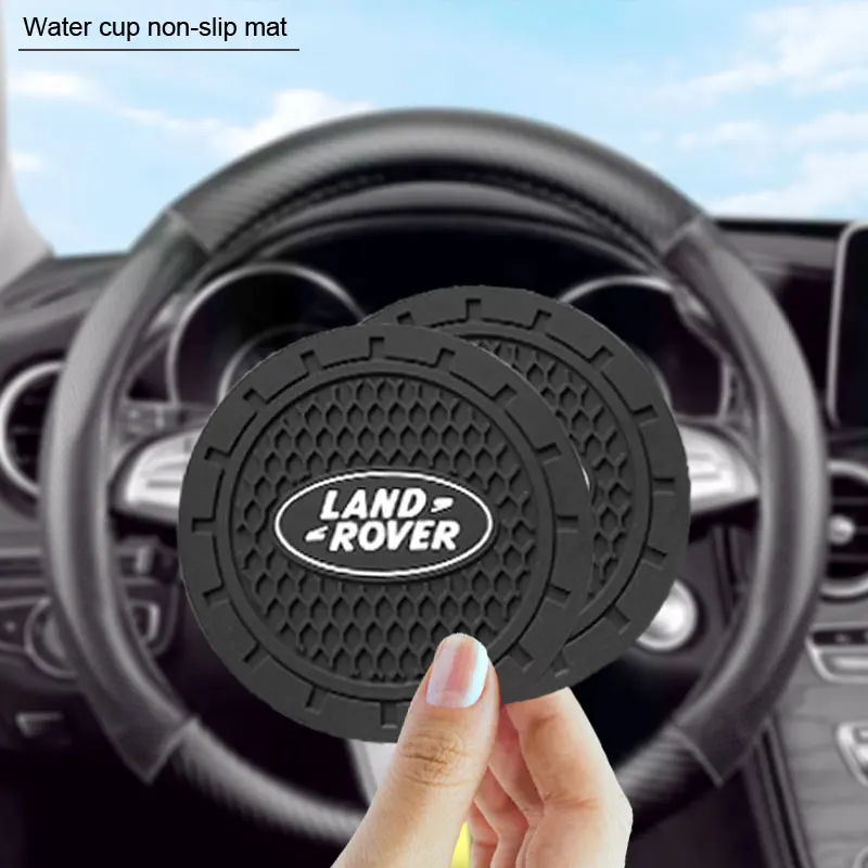 2 шт. Автомобильный логотип подстаканник силиконовые подставки для Land Rover Discovery 3 4