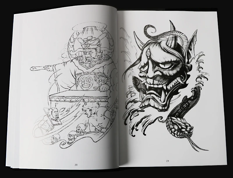 Книга с рисунком татуировок для начинающих книга рук Hua Dan Geisha комикс полная