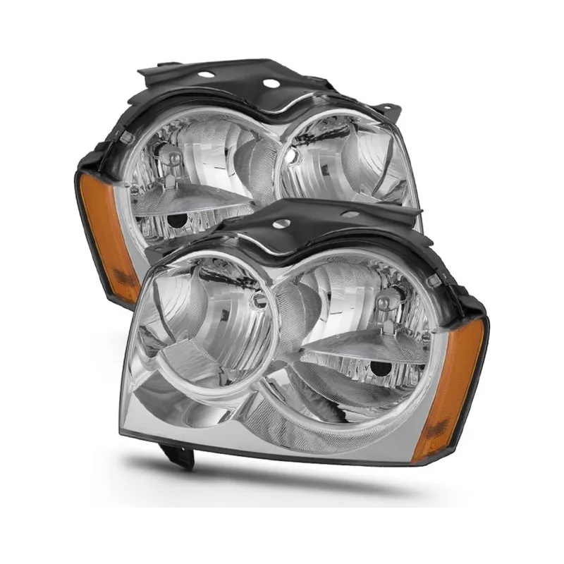 

Пара автомобильных фар для Jeep Grand Cherokee 2005 2006 2007, фара без лампы слева и справа