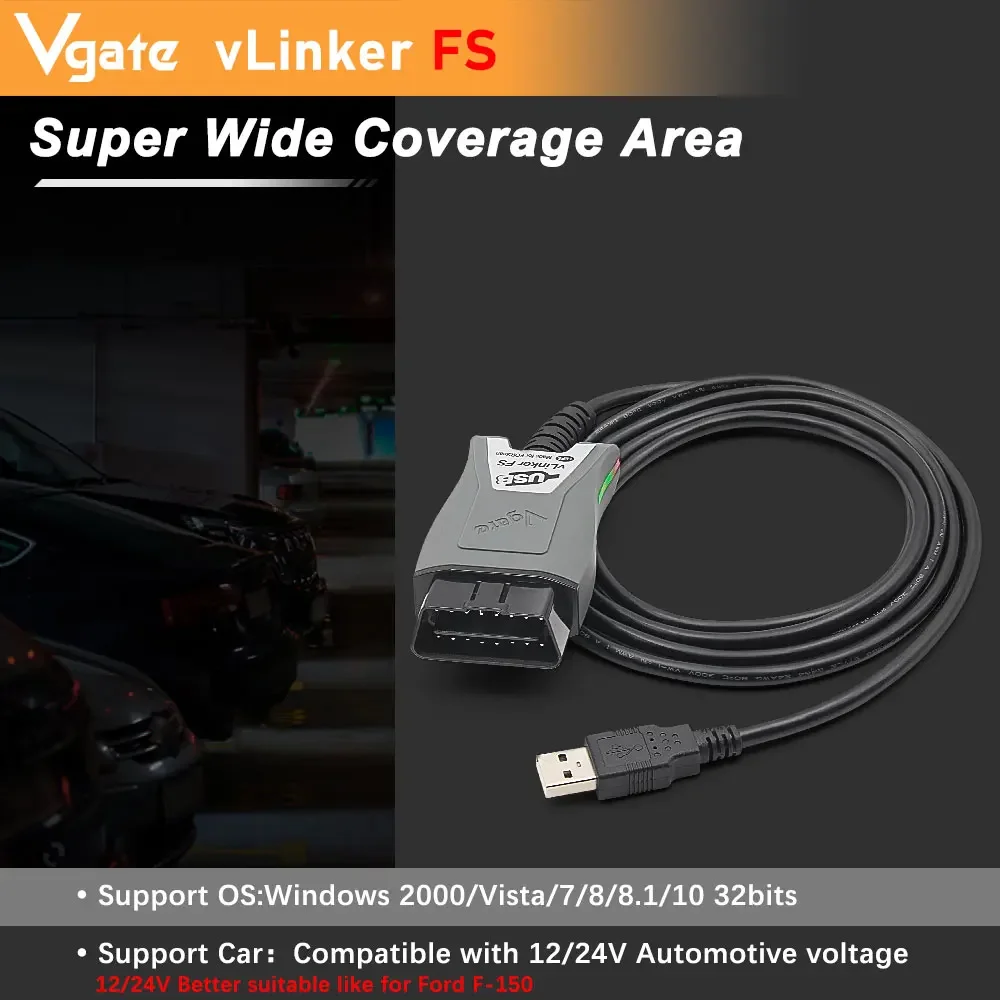vLinker FS USB Поддержка FORScan Автомобильный сканер HS CAN MS Преобразованный автомобильный