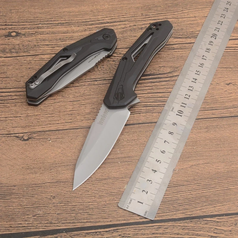 

Kershaw 1385 Folding Outdoor Camping Pocket Knife 8CR13 Blade Glass Fiber Handle Survival Tactical Hunt Utility Knives EDC Tools