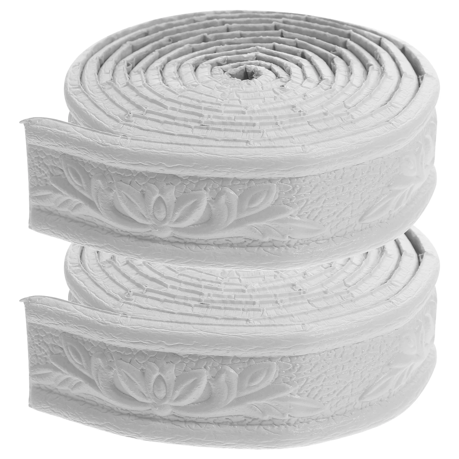 

2 Roll Feet Self Adhesive Edging Trim Caulk Strip 3d Stickers Ceramic Tile Tape Foam Wall Skirting Borders Office Decor