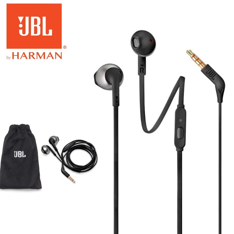

Original JBL TUNE 205 - In-Ear Headphone with One-Button Remote/Mic For iPhone Android phones 3 colour