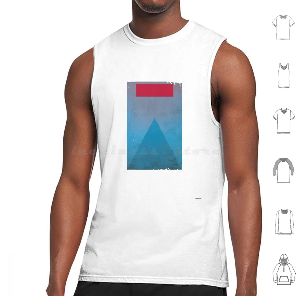 

Minimalist Jaws Tank Tops Vest Sleeveless Jaws Shark Film Movie Horror Minimalist