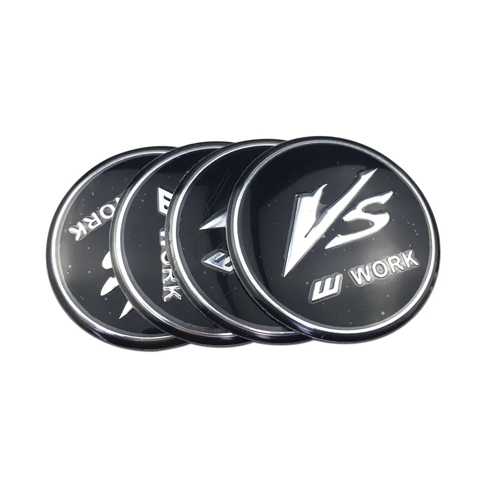 56 мм VS рабочая эмблема центра колеса автомобиля наклейка на ступицу шин значок