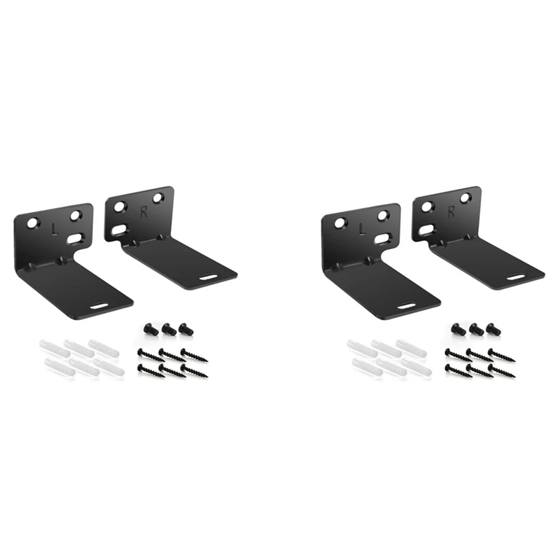 

2 Pair Of Wall Mount Bracket , Wall Mount Kit For Soundpress 300 Soundbar Compatible