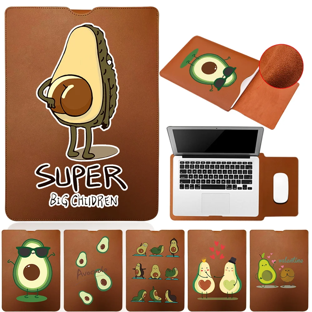 

Laptop Bag for MacBook Air Pro Case Huawei Avocado Pattern Notebook Case for 11 13 14 15 Inch Waterproof Universal Briefcase