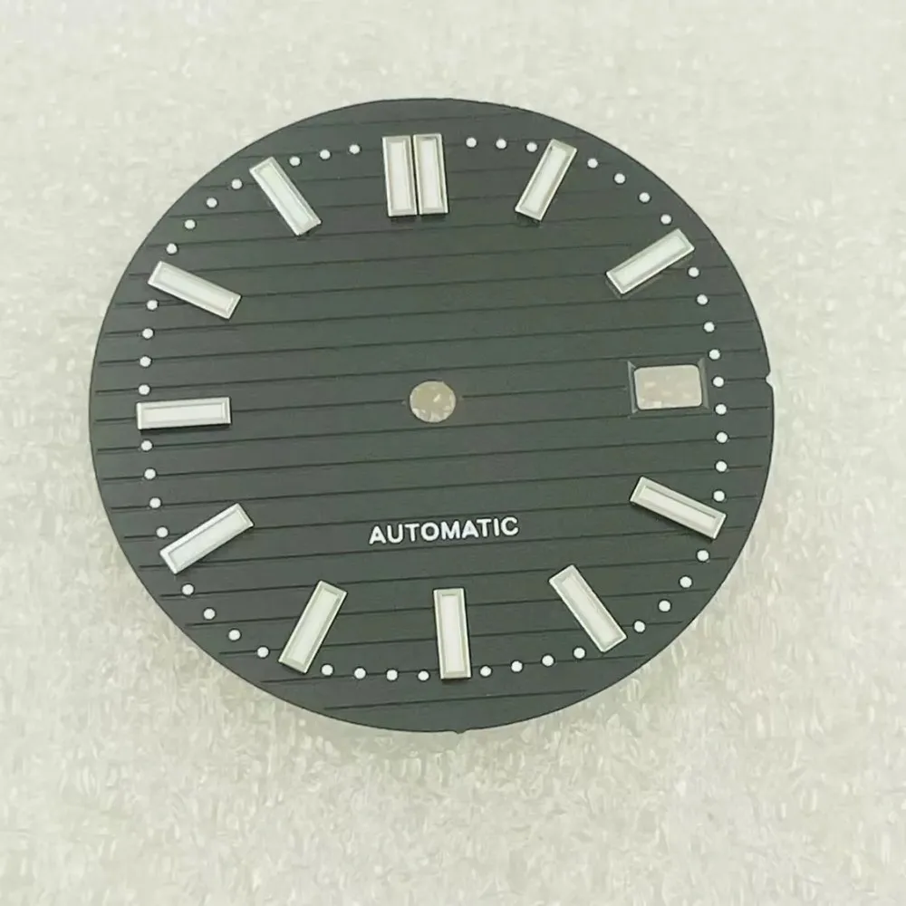 Watch dial 30.5mm c3green light emitting dial suitable for NH35 NH36 automatic movement watcn accessories
