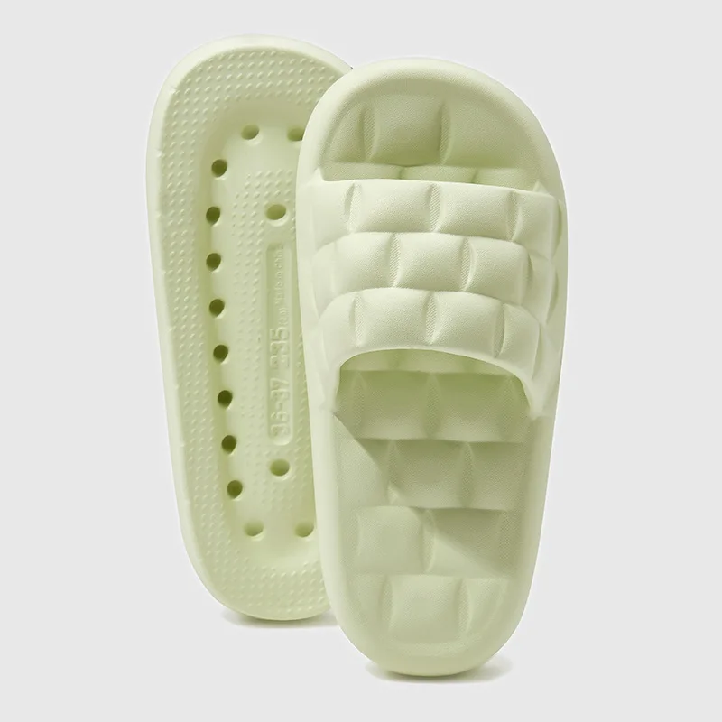 

Массажные шлепанцы для ванной, летние домашние сливные тапочки для гостиной, ванной комнаты, ромбовидные мужские и женские уличные сандали...