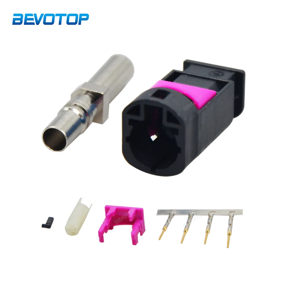 4-контактный разъем Fakra HSD LVDS ДЛЯ Dacar 535, 4-контактный разъем типа А, прямой штекер