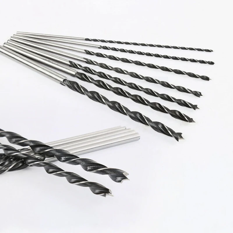 

Набор сверл для дерева, комплект из 7 спиральных насадок из высокоуглеродистой стали, для работ по дереву и металлу