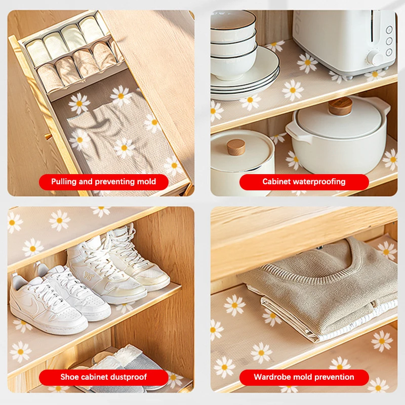 EVA коврик в шкафчик многоразовые подкладки для ящиков нескользящий холодильника