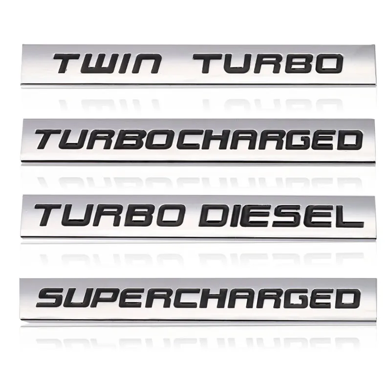 Автомобильная наклейка Twin Turbo Diesel с суперзаряженным турбонаддувом логотип