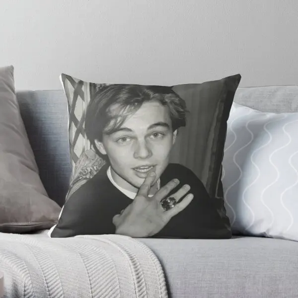 

Leonardo Dicaprio Leo Printing Throw Pillow Cover Hotel Bed Case Soft Car Wedding Fashion Fashion Square Pillows not include