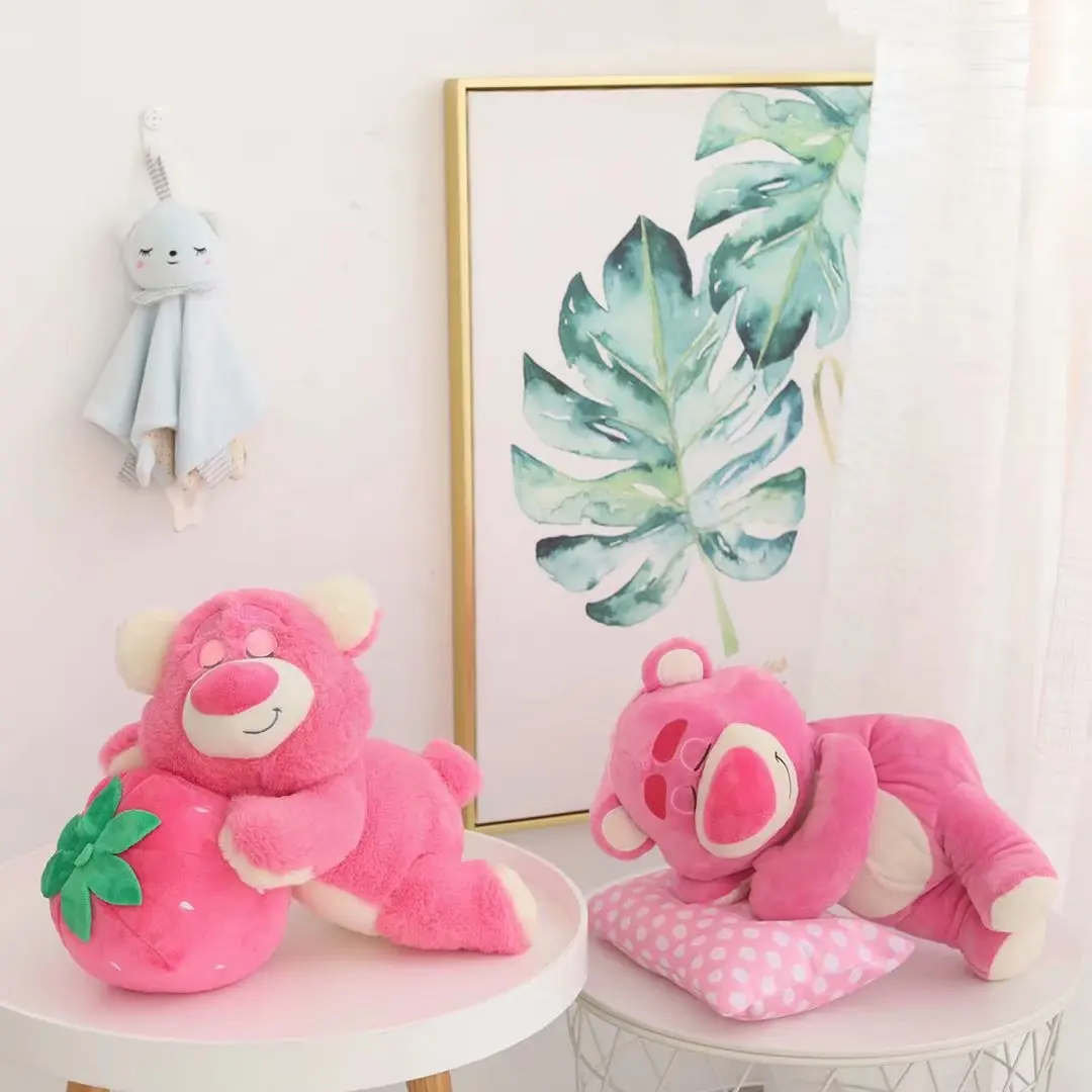

Милая плюшевая кукла «клубника» Disney, милая мультяшная плюшевая кукла, домашний декор, подарок на день рождения для девочек, детский подарок ...