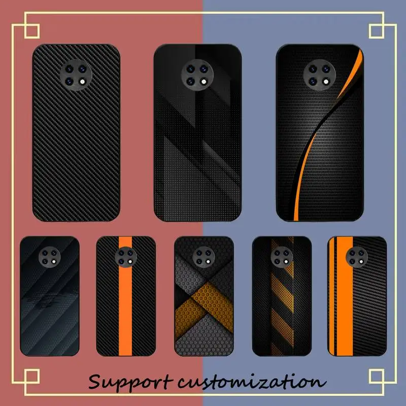 

Car Carbon fibre Phone Case for Redmi 5 6 7 8 9 A 5plus K20 4X S2 GO 6 K30 pro