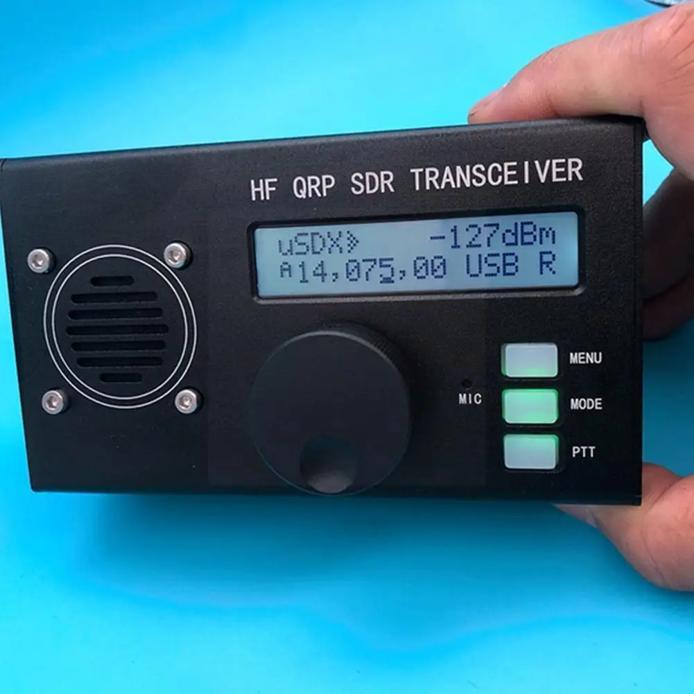

США/ЕС Usdx Usdr Hf Qrp Sdr трансивер Ssb/приемопередатчик непрерывного действия 8-полосный 5 Вт Dsp Sdr радио встроенный аккумулятор микрофон для любите...