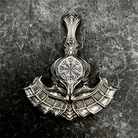 retro style nordic viking anchor amulet symbol pendant necklace temperament mens womens metal pendant anniversary gift jewelry