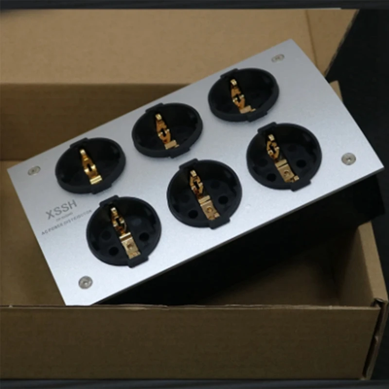 Hi-Fi внешнее освещение Европейский распределитель питания переменного тока 125 В-250