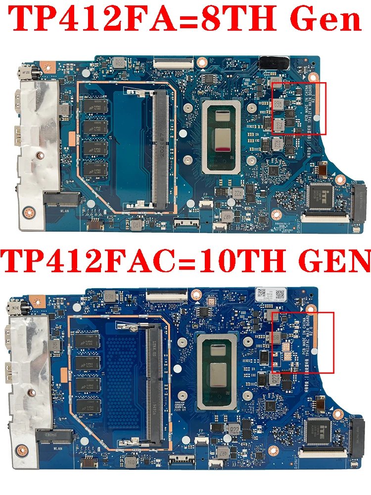 Рисунок 2 - TP412FAC Материнская плата ASUS