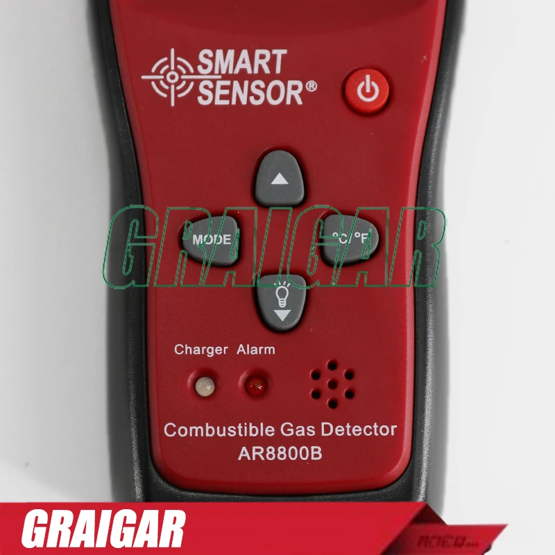 AR8800B Smart Sensor Digital Combustible Gas Detector AR-8800-B enlarge