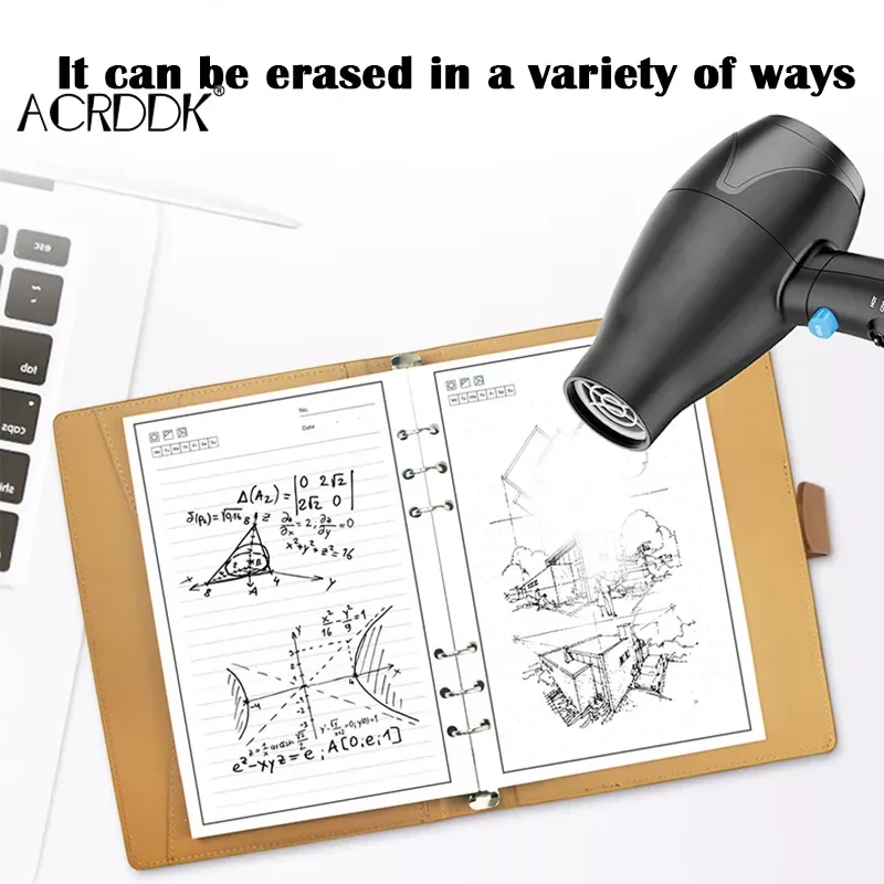 

Smart Reusable Erasable Notebook Notepad Note Pad with Pen for School Office Daily Stationery Supplies FC