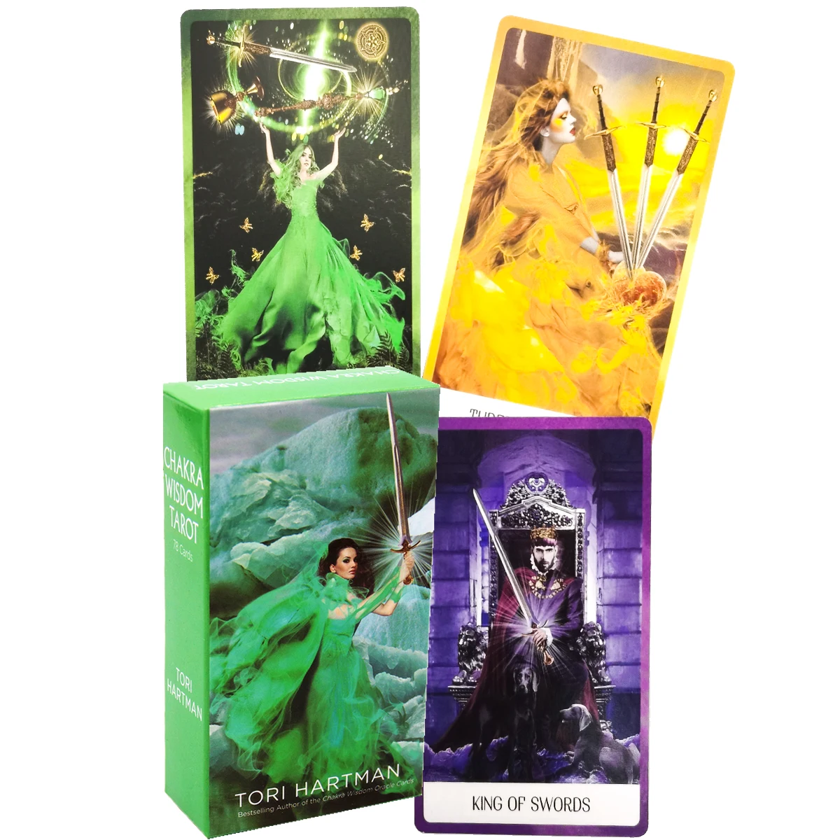 

Чакра Таро мудрости Дори Хартман карточки с иллюстрированным руководством, автор карт Дори Хартман, мощная игра для гадания о жизни