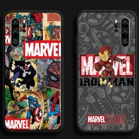 marvel iron man spiderman phone cases for huawei honor y6 y7 2019 y9 2018 y9 prime 2019 y9 2019 y9a cases soft tpu back cover