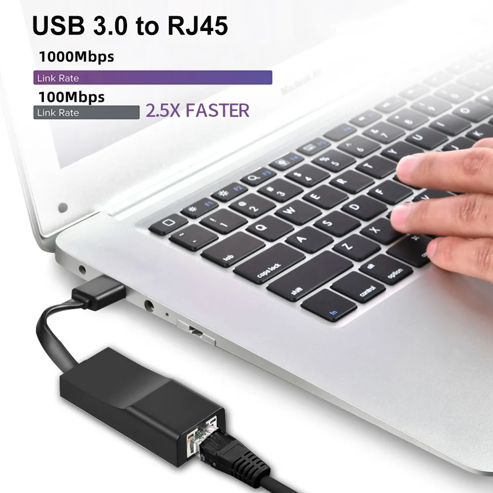 

Адаптер USB 1000 к RJ45, 3,0 Мбит/с