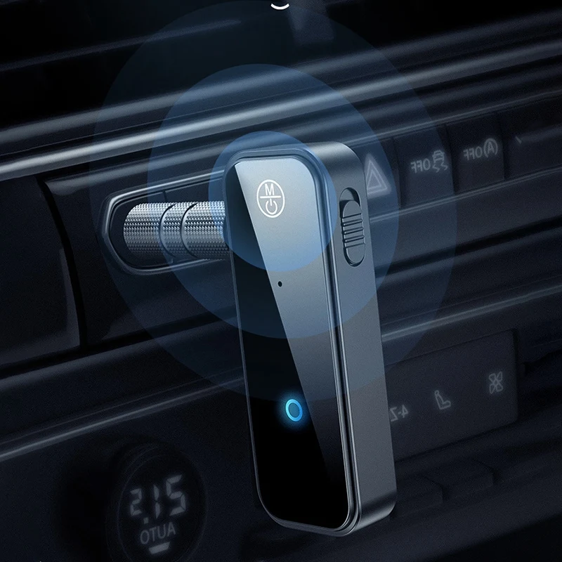 Передатчик ресивера Bluetooth AUX беспроводной аудиоадаптер 2 в 1 качество звука без