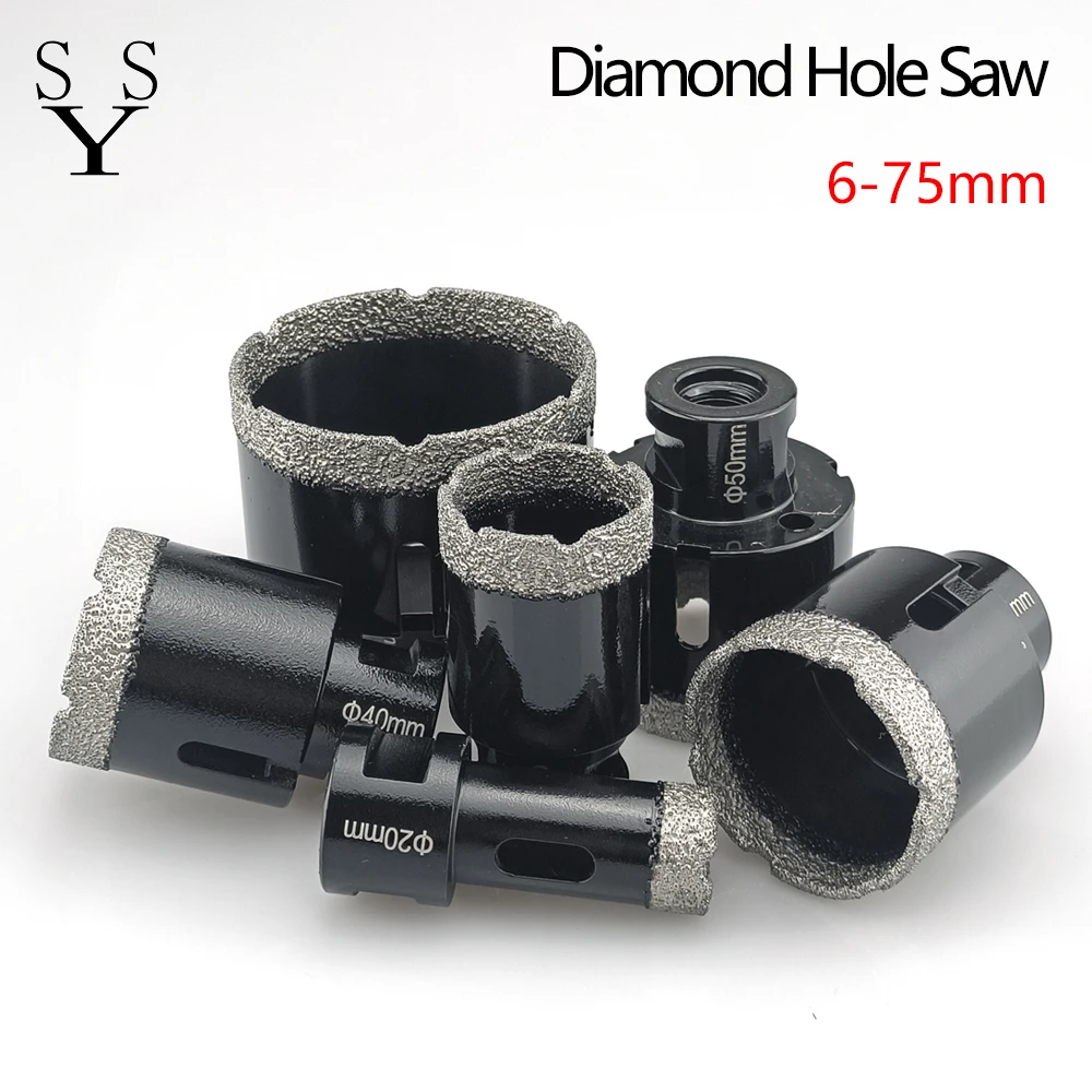 Набор коронок алмазных для сухого сверления гранита мрамора 1 шт. - купить по