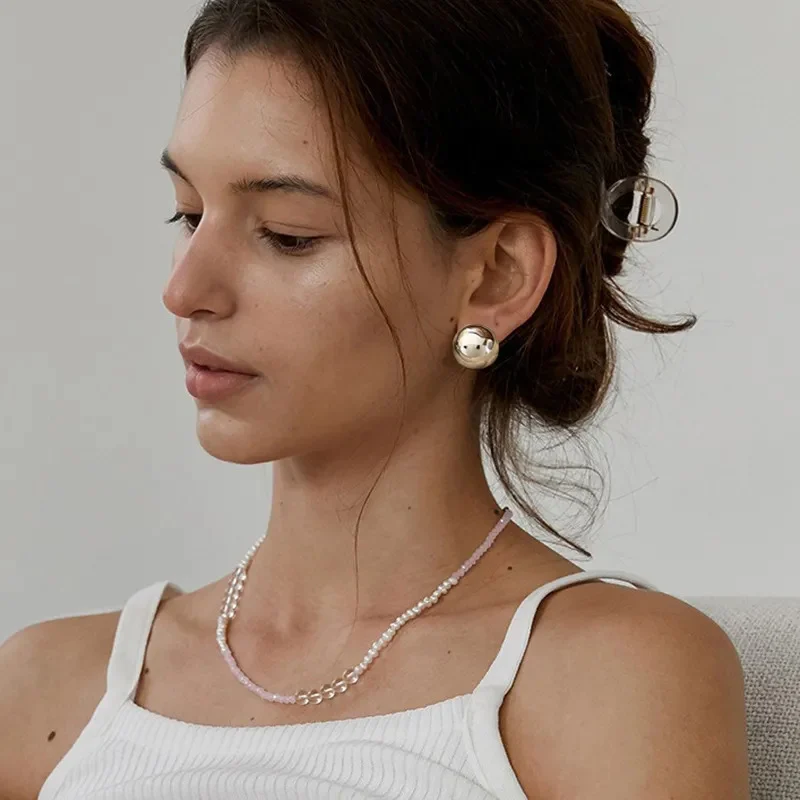 Новинка 2024 модные геометрические серьги в европейском стиле панк