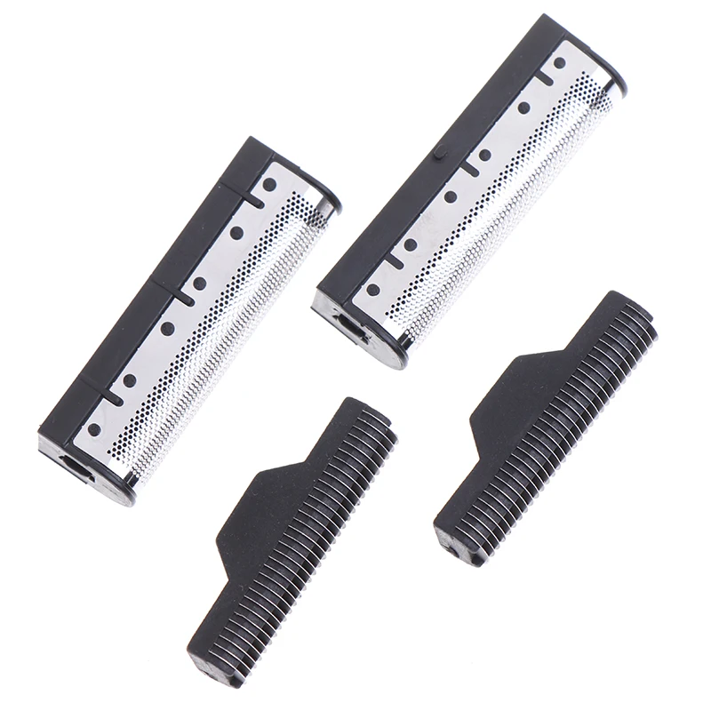 

4pcs/set Kemei Km-1102 Hair Clipper Trimmer Shaver Replacable Heads Knife Covers Razor Replacement Head + Cutter Net