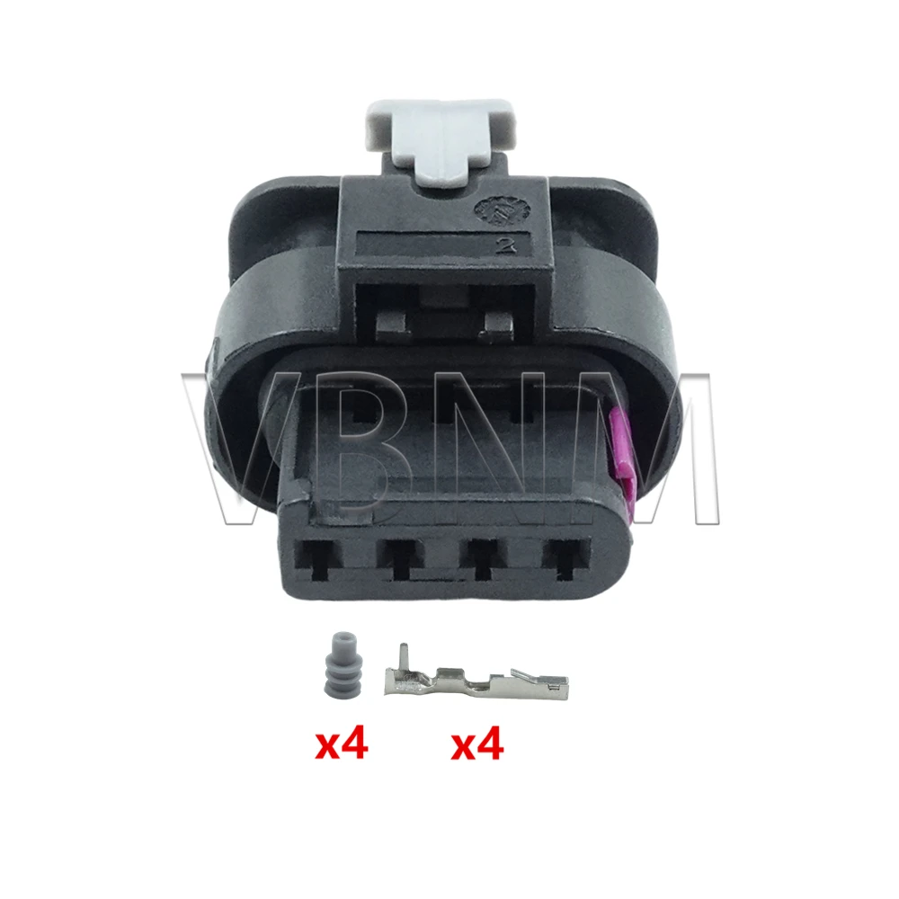 

4-контактный разъем 4F0973704 4F0 973 704 1-1718656-1 1718657-1 для автомобильной проводки, аксессуары для авто