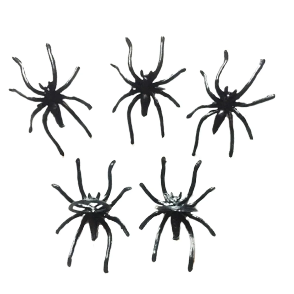 

144PCS Spider Rings Creepy Crawly Finger Spider Ring Trick or Treat Toys Gifts for Kids Costume Accessories Favor